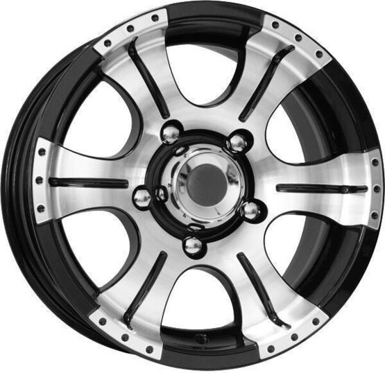 Диск K&K Байконур 15x7 5x139.7 ET-5 DIA110.1 АЛМАЗ ЧЕРНЫЙ