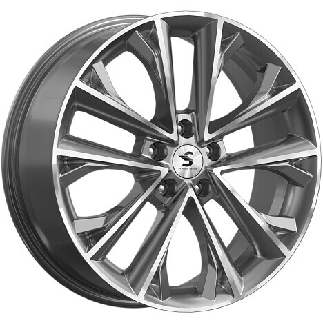 Диск Premium Series Кр012 18x7 5x112 ET45 DIA57.1 DIAMOND GLOSS GRAPHITE