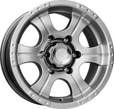 Диск K&K Байконур 16x8 6x139.7 ET0 DIA110.1 БЛЭК ПЛАТИНУМ