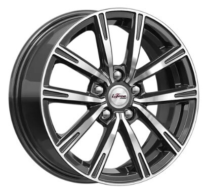 Диск Ifree Драйвер 15x6 5x100 ET40 DIA57.1 БЛЭК ДЖЕК