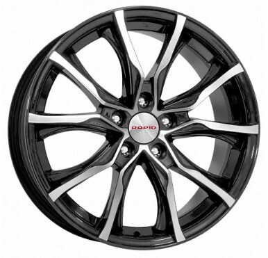 Диск K&K Твист 17x7.5 5x110 ET39 DIA65.1 АЛМАЗ ЧЕРНЫЙ