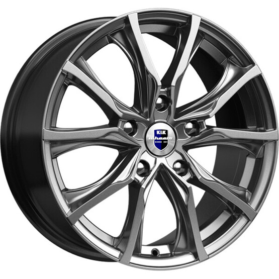 Диск K&K Твист 17x7.5 5x120 ET43 DIA72.6 ДАРК ПЛАТИНУМ