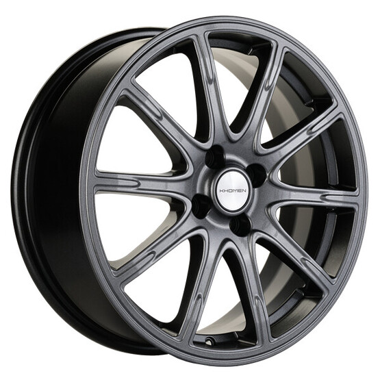 Диск Khomen 1707 17x6.5 4x100 ET41 DIA60.1 GRAY
