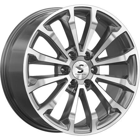 Диск Premium Series Кр006 20x8.5 6x139.7 ET25 DIA106.1 DIAMOND GLOSS GRAPHITE