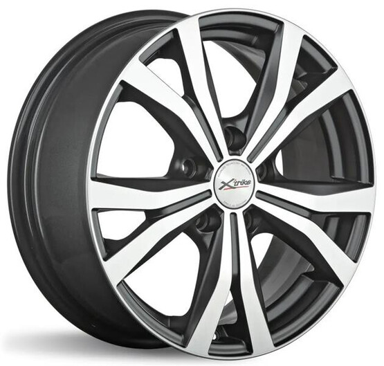 Диск X'trike X-119 16x6.5 5x112 ET45 DIA57.1 BKM/FP