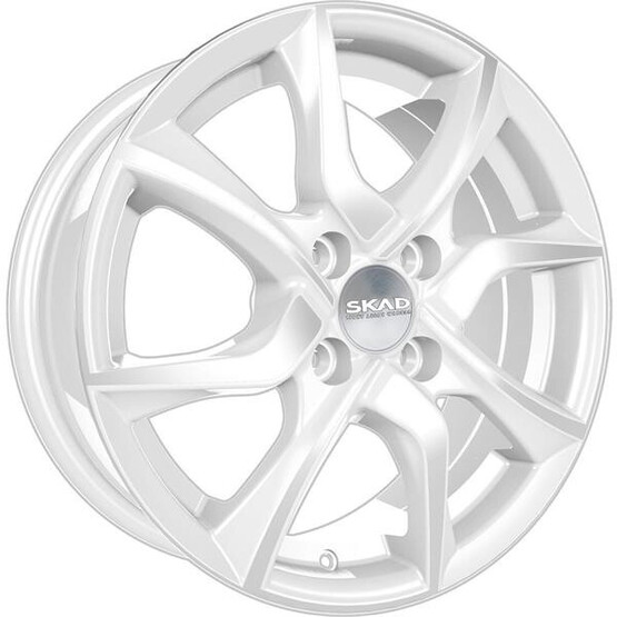 Диск Скад Тулон 15x6 4x100 ET39 DIA56.6 БЕЛЫЙ