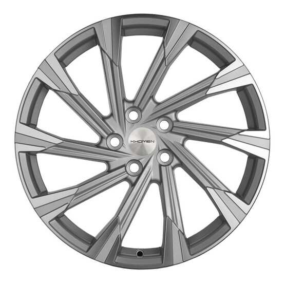 Диск Khomen 1901 19x7.5 5x114.3 ET39 DIA60.1 BRILLIANT SILVER-FP
