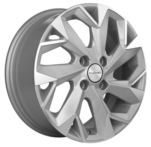 Диск Khomen 1402 14x5.5 4x100 ET38 DIA67.1 F-SILVER-FP