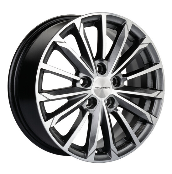 Диск Khomen 1611 16x6.5 5x112 ET39.5 DIA66.6 G-SILVER-FP