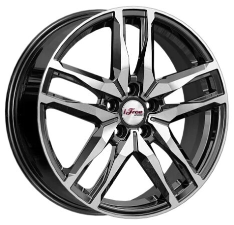 Диск Ifree Бомбей 18x6.5 5x108 ET33 DIA60.1 БЛЭК ДЖЕК