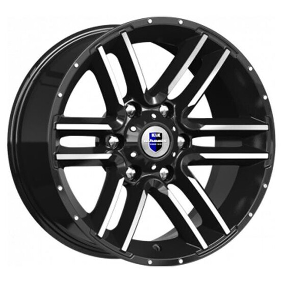 Диск K&K Алгама 17x8 6x139.7 ET0 DIA106.1 АЛМАЗ ЧЕРНЫЙ