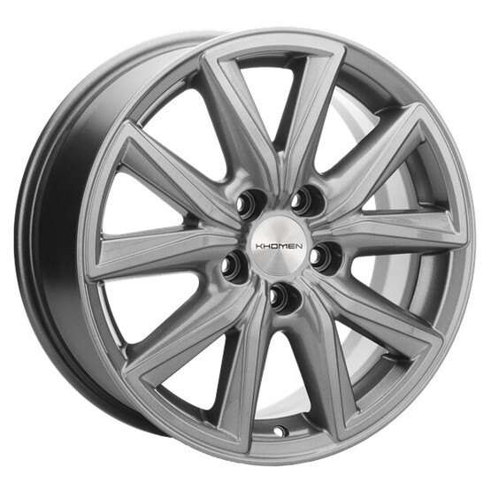Диск Khomen 1706 17x7 5x114.3 ET39 DIA60.1 GRAY