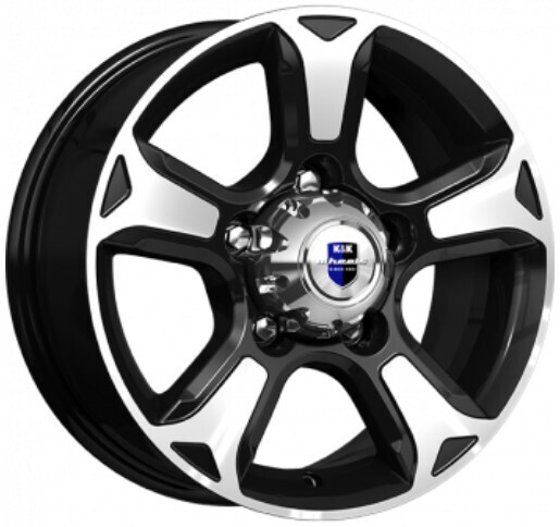 Диск K&K Атлант 16x7 5x139.7 ET35 DIA98 АЛМАЗ ЧЕРНЫЙ