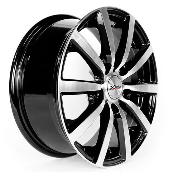 Диск X'trike X-115 15x6 5x108 ET43 DIA63.3 BK/FP