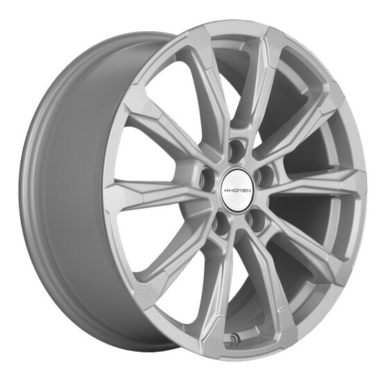 Диск Khomen 1808 18x7.5 5x114.3 ET37 DIA66.6 F-SILVER