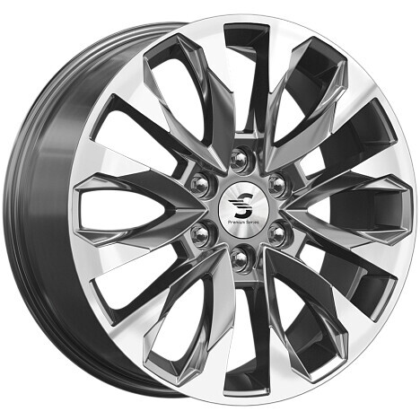 Диск Premium Series Кр007 20x8 6x139.7 ET55 DIA100.1 DIAMOND GLOSS GRAPHITE