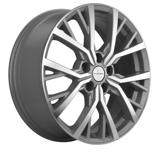 Диск Khomen 1806 18x7 5x114.3 ET37 DIA66.6 F-SILVER-FP