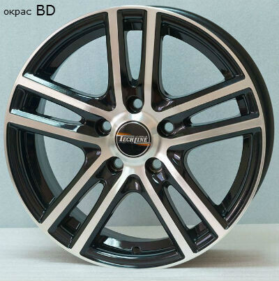 Диск Tech Line 529 15x6 5x114.3 ET38 DIA67.1 BD