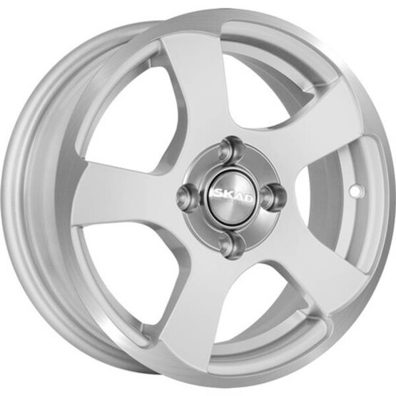 Диск Скад Акула 14x5.5 4x100 ET35 DIA67.1 АЛМАЗ-БЕЛЫЙ