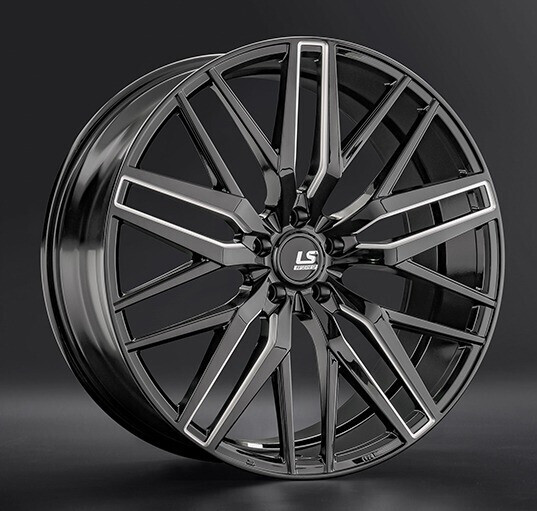 Диск Ls Wheels Flowforming Rc77 22x9.5 5x114.3 ET45 DIA67.1 BK+SSF