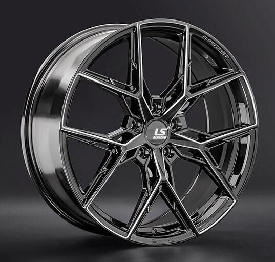Диск Ls Wheels Flowforming Rc82 20x8.5 5x108 ET45 DIA63.4 BK+SSF