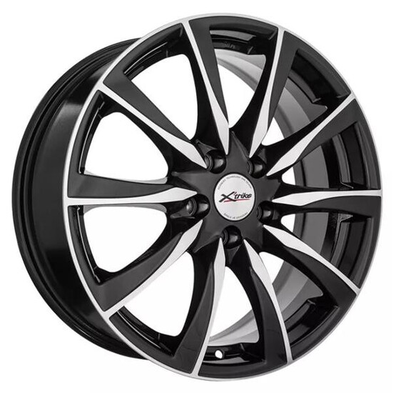 Диск X'trike X-120М 17x7 5x108 ET33 DIA60.1 BK/FP