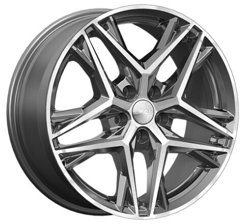 Диск Скад Челси 18x8 5x114.3 ET45 DIA67.1 АЛМАЗ ГРАФИТ