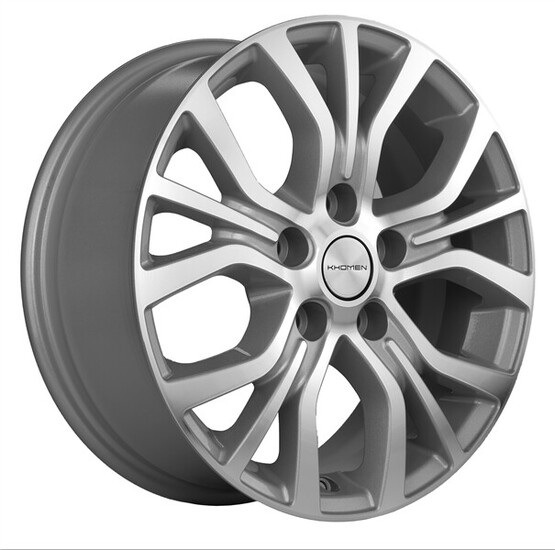 Диск Khomen 1608 16x6.5 5x114.3 ET45 DIA54.1 F-SILVER-FP