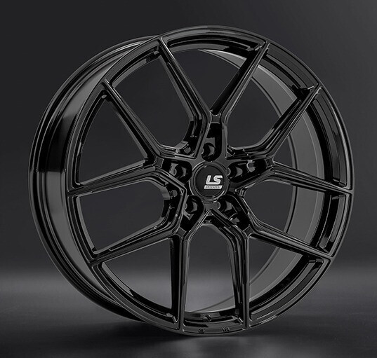 Диск Ls Wheels Flowforming Rc100 22x9.5 5x108 ET48 DIA63.4 BK