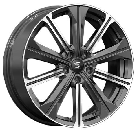 Диск Premium Series Кр013 19x7 5x108 ET33 DIA60.1 DIAMOND BLACK GRIS